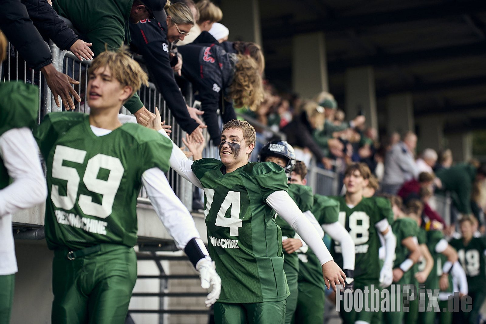 U15 GreenMachine | U15 GreenMachine vs. U15 National Finnland |  Punkte Endstand 32 : 00 | Stadion am Hallo, Essen | 27.09.2025 | Job ID: 2025-09-27_0351 - U15GreenMachineVsNatioFinnland