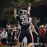 #32 Vin&shy;cent Woy&shy;wod, Defensive Back, D&uuml;sseldorf Panther | GFL | D&uuml;sseldorf Panther vs. Dresden Monarchs | Punkte Endstand 20:45 | Stadion Benrath, Dusseldorf | 16.05.2026 | Job ID: 2026-05-16_0133 - DPantherVsDresdenMonarchs