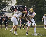 #17 Daniel Pedro, Wide Receiver, D&uuml;sseldorf Panther | GFL | D&uuml;sseldorf Panther vs. Dresden Monarchs | Punkte Endstand 20:45 | Stadion Benrath, Dusseldorf | 16.05.2026 | Job ID: 2026-05-16_0156 - DPantherVsDresdenMonarchs