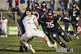 #34 Moritz Voigt, Defensive Back, Dresden Monarchs | GFL | D&uuml;sseldorf Panther vs. Dresden Monarchs | Punkte Endstand 20:45 | Stadion Benrath, Dusseldorf | 16.05.2026 | Job ID: 2026-05-16_0443 - DPantherVsDresdenMonarchs