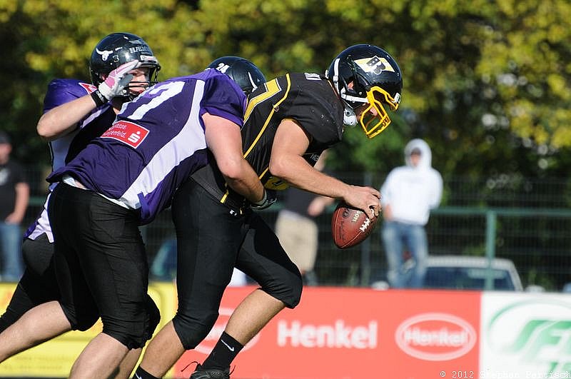 16.09.2012 Düsseldorf Bulldozer vs. Langenfeld Longhorns (0:76) 