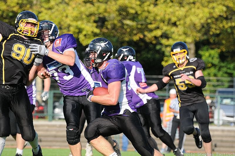 16.09.2012 Düsseldorf Bulldozer vs. Langenfeld Longhorns (0:76) 