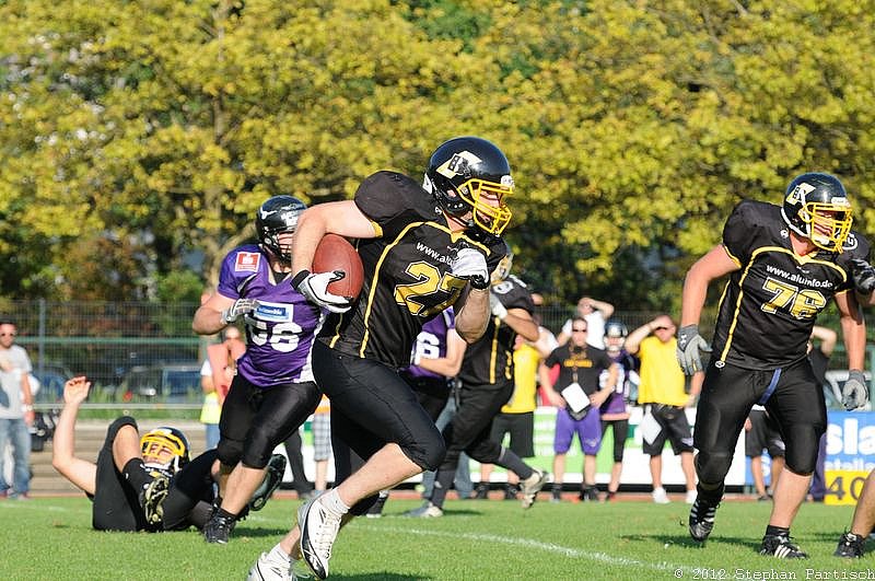16.09.2012 Düsseldorf Bulldozer vs. Langenfeld Longhorns (0:76) 