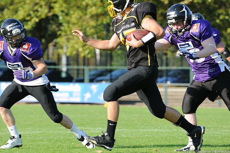 16.09.2012 Düsseldorf Bulldozer vs. Langenfeld Longhorns (0:76) 