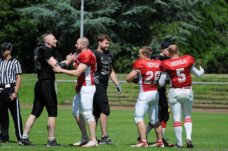 07.07.2012 Gelsenkirchen Devils vs. Köln Falcons II (23:10) 