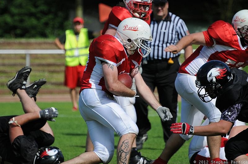 07.07.2012 Gelsenkirchen Devils vs. Köln Falcons II (23:10) 