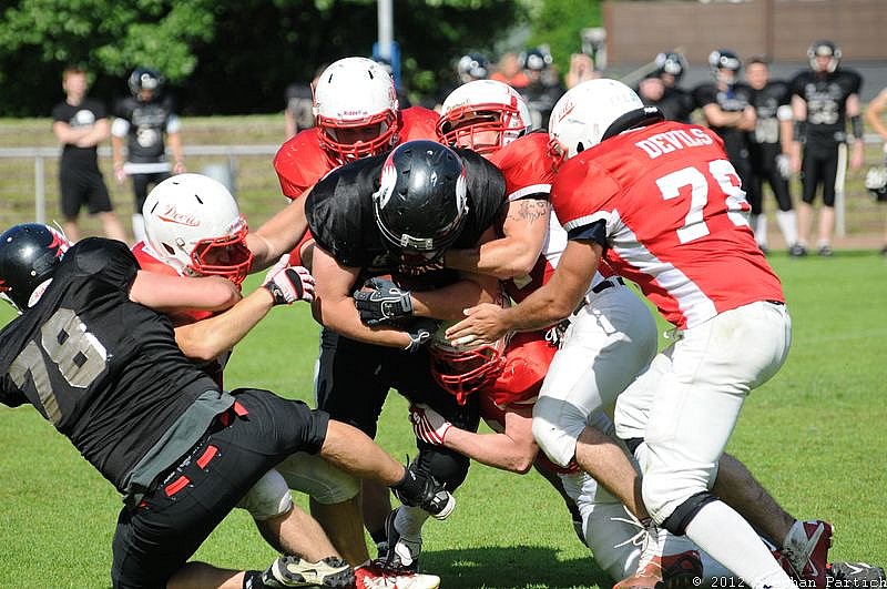 07.07.2012 Gelsenkirchen Devils vs. Köln Falcons II (23:10) 