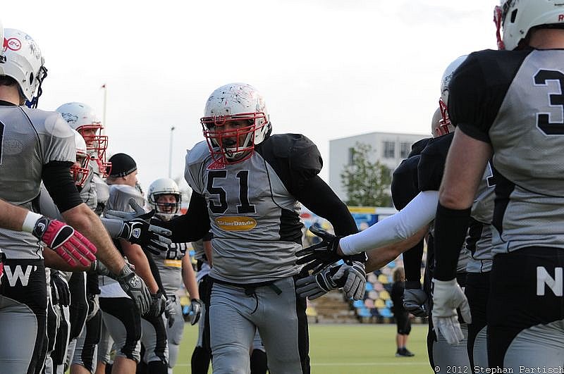 29.09.2012 Mönchengladbach Wolfpack vs. Mülheim Shamrocks (55:0) 