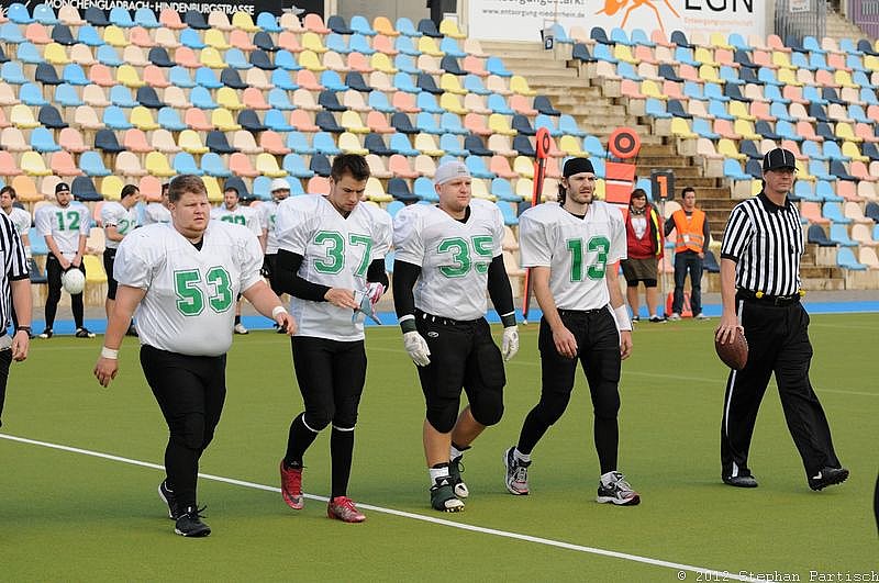 29.09.2012 Mönchengladbach Wolfpack vs. Mülheim Shamrocks (55:0) 