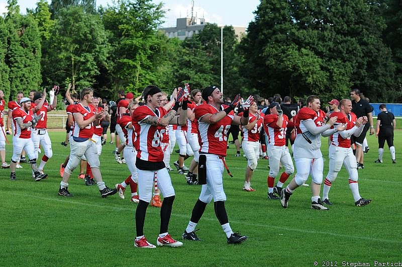 07.07.2012 Gelsenkirchen Devils vs. Köln Falcons II (23:10) 