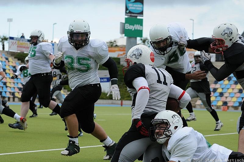 29.09.2012 Mönchengladbach Wolfpack vs. Mülheim Shamrocks (55:0) 
