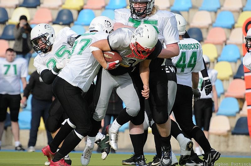 29.09.2012 Mönchengladbach Wolfpack vs. Mülheim Shamrocks (55:0) 