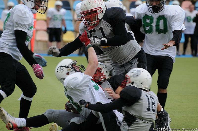 29.09.2012 Mönchengladbach Wolfpack vs. Mülheim Shamrocks (55:0) 