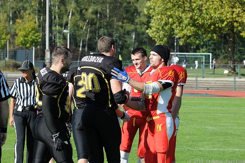 30.09.2012 Düsseldorf Bulldozer vs. Münster Mammuts (10:7) 