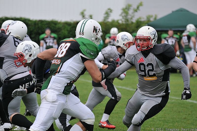 26.08.2012 Mönchengladbach Wolfpack vs. Neuss Frogs (19:0) 