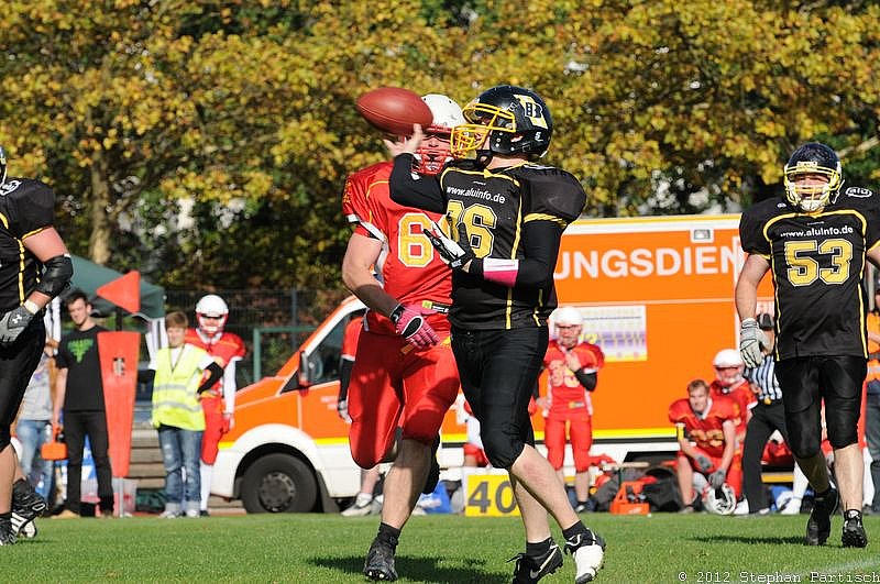 30.09.2012 Düsseldorf Bulldozer vs. Münster Mammuts (10:7) 