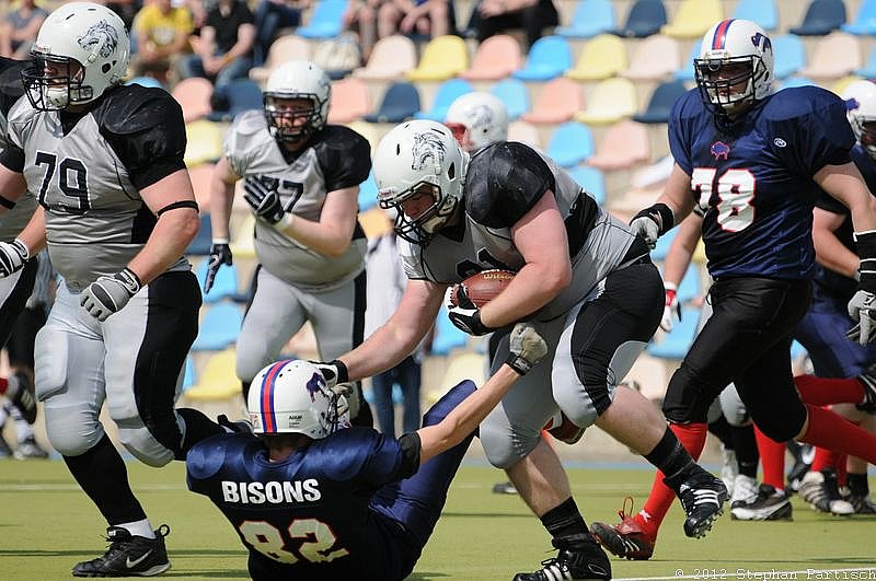 19.05.2012 Mönchengladbach Wolfpack vs. Kreis Heinsberg Bisons (40:2) 