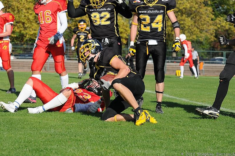 30.09.2012 Düsseldorf Bulldozer vs. Münster Mammuts (10:7) 