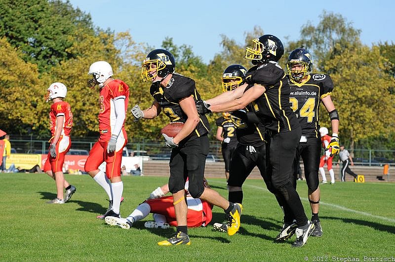 30.09.2012 Düsseldorf Bulldozer vs. Münster Mammuts (10:7) 