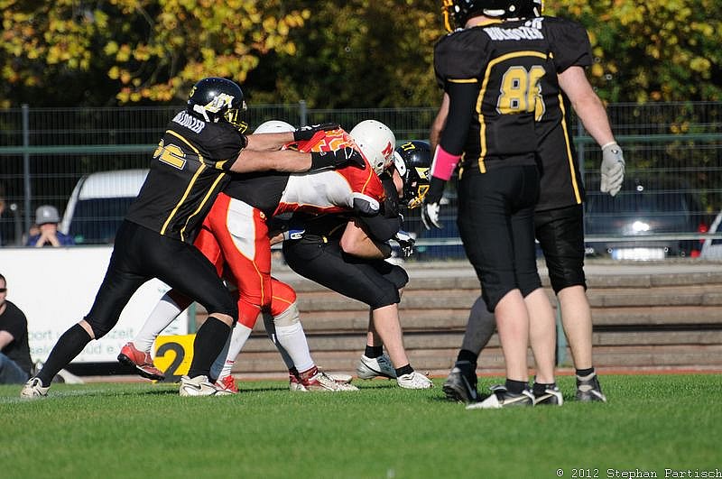 30.09.2012 Düsseldorf Bulldozer vs. Münster Mammuts (10:7) 