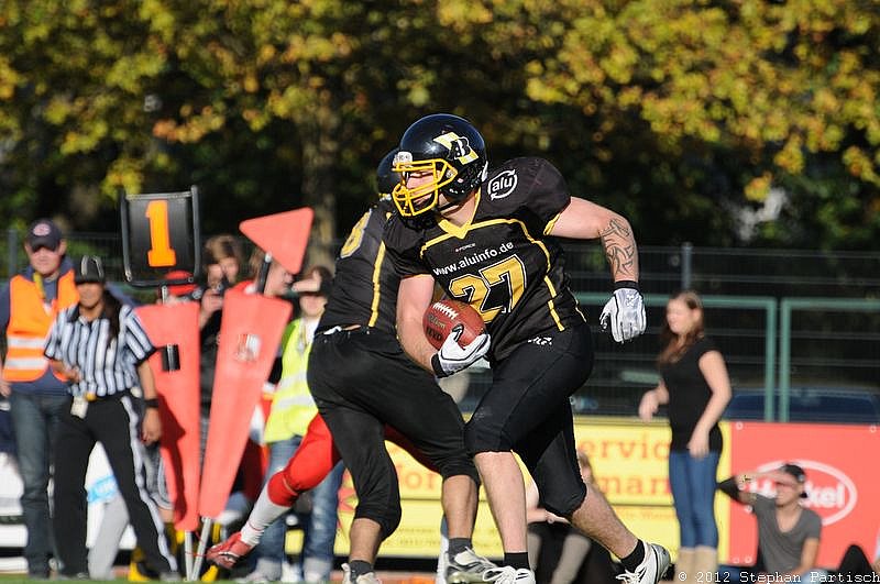 30.09.2012 Düsseldorf Bulldozer vs. Münster Mammuts (10:7) 