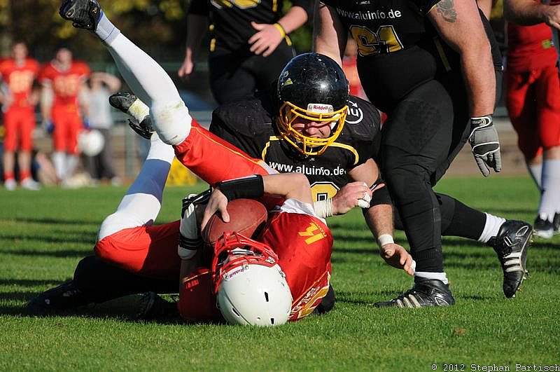 30.09.2012 Düsseldorf Bulldozer vs. Münster Mammuts (10:7) 