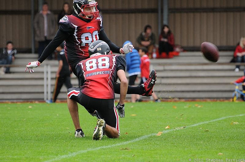 03.10.2012 Düsseldorf Panther II vs. Neuss Frogs (56:12) 