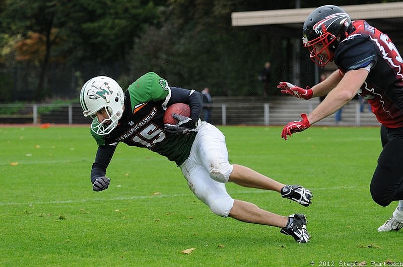 03.10.2012 Düsseldorf Panther II vs. Neuss Frogs (56:12) 