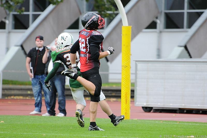 03.10.2012 Düsseldorf Panther II vs. Neuss Frogs (56:12) 