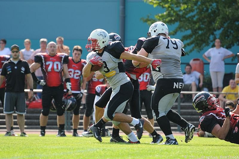 09.09.2012 Düsseldorf Panther II vs. Mönchengladbach Wolfpack (10:7) 