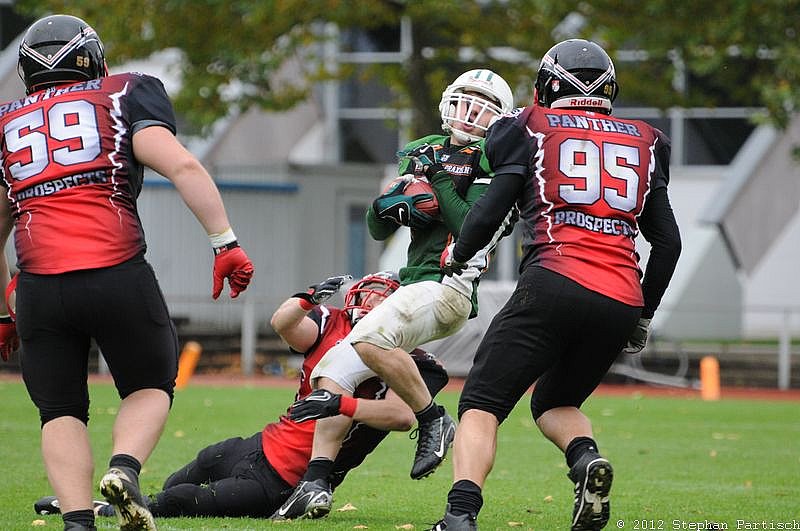 03.10.2012 Düsseldorf Panther II vs. Neuss Frogs (56:12) 