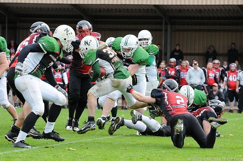 03.10.2012 Düsseldorf Panther II vs. Neuss Frogs (56:12) 