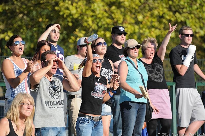 09.09.2012 Düsseldorf Panther II vs. Mönchengladbach Wolfpack (10:7) 