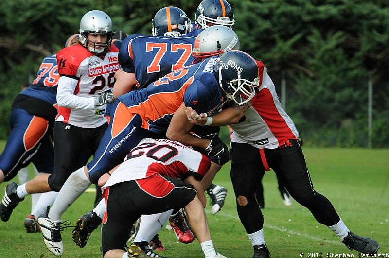 15.09.2012 Leverkusen Tornados vs. Solingen Paladins (9:14) 