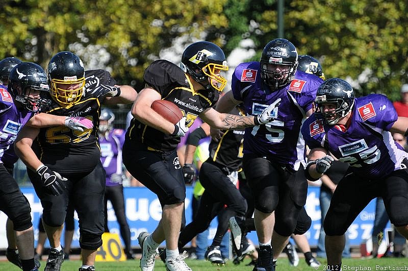 16.09.2012 Düsseldorf Bulldozer vs. Langenfeld Longhorns (0:76) 