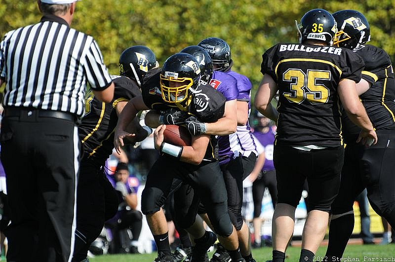 16.09.2012 Düsseldorf Bulldozer vs. Langenfeld Longhorns (0:76) 