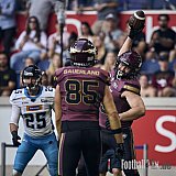 #83 Christopher Mielke, Tight End, Rhein Fire | AFLE | Panthers Wroclaw @ Rhein Fire | Final Score 7:48 | Schauinsland-Reisen-Arena, Duisburg | 12.07.2026 | Job ID: 2026-07-12_0401 - PanthersWroclawAtRheinFire