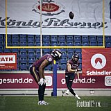#33 Sebastian van Santen, Kicker, Rhein Fire | AFLE | Panthers Wroclaw @ Rhein Fire | Final Score 7:48 | Schauinsland-Reisen-Arena, Duisburg | 12.07.2026 | Job ID: 2026-07-12_0443 - PanthersWroclawAtRheinFire