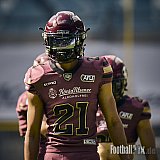 #21 Elias Jassey, Defensive Back, Rhein Fire | AFLE | Paris Lights @ Rhein Fire | Final Score 0:35 | Schauinsland-Reisen-Arena, Duisburg | 13.06.2026 | Job ID: 2026-06-13_0026 - ParisLightsAtRheinFire
