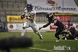 #24 Karri Pajarinen, Running Back, Vienna Vikings | AFLE | Vienna Vikings @ Rhein Fire | Final Score 28:16 | Schauinsland-Reisen-Arena, Duisburg | 18.07.2026 | Job ID: 2026-07-18_0423 - ViennaVikingsAtRheinFire