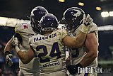 #24 Karri Pajarinen, Running Back, Vienna Vikings | AFLE | Vienna Vikings @ Rhein Fire | Final Score 28:16 | Schauinsland-Reisen-Arena, Duisburg | 18.07.2026 | Job ID: 2026-07-18_0675 - ViennaVikingsAtRheinFire